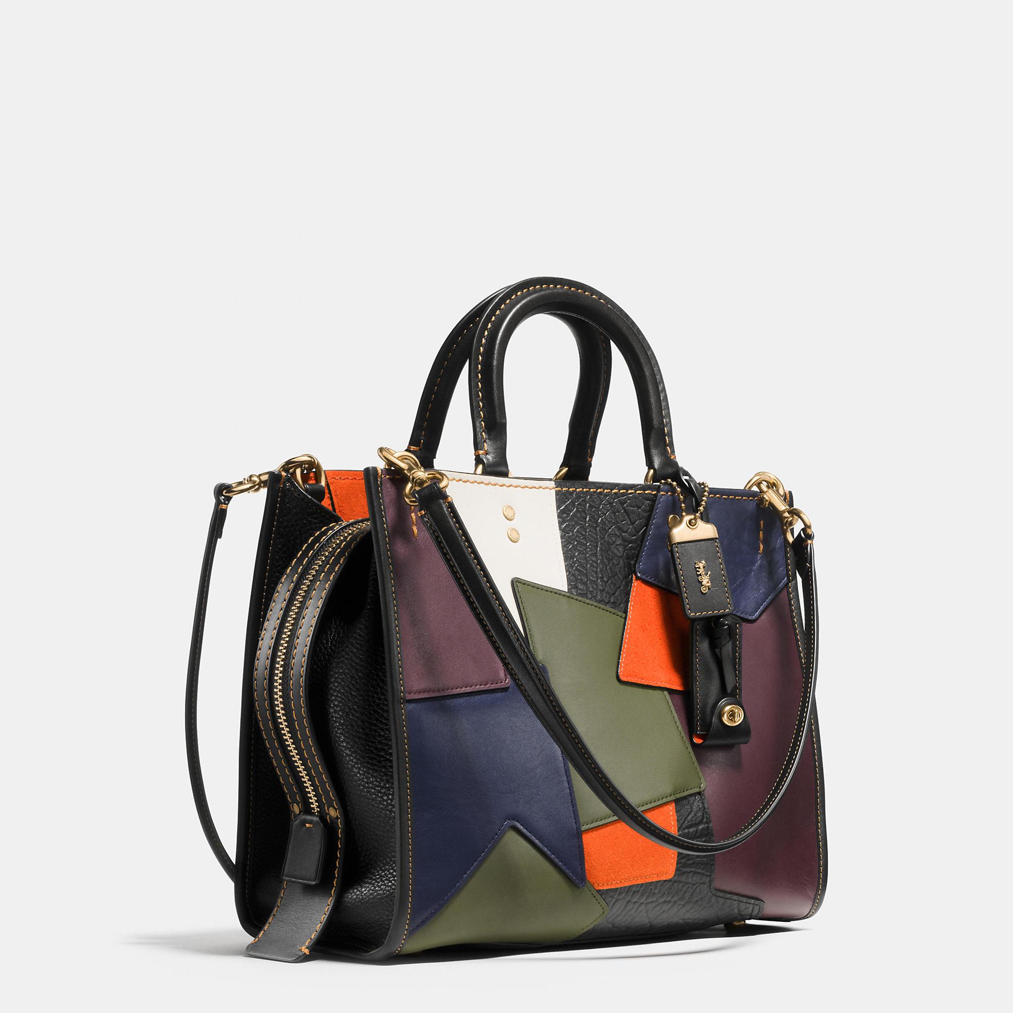 COACH Rogue Bag In Patchwork Leather in Black Lyst